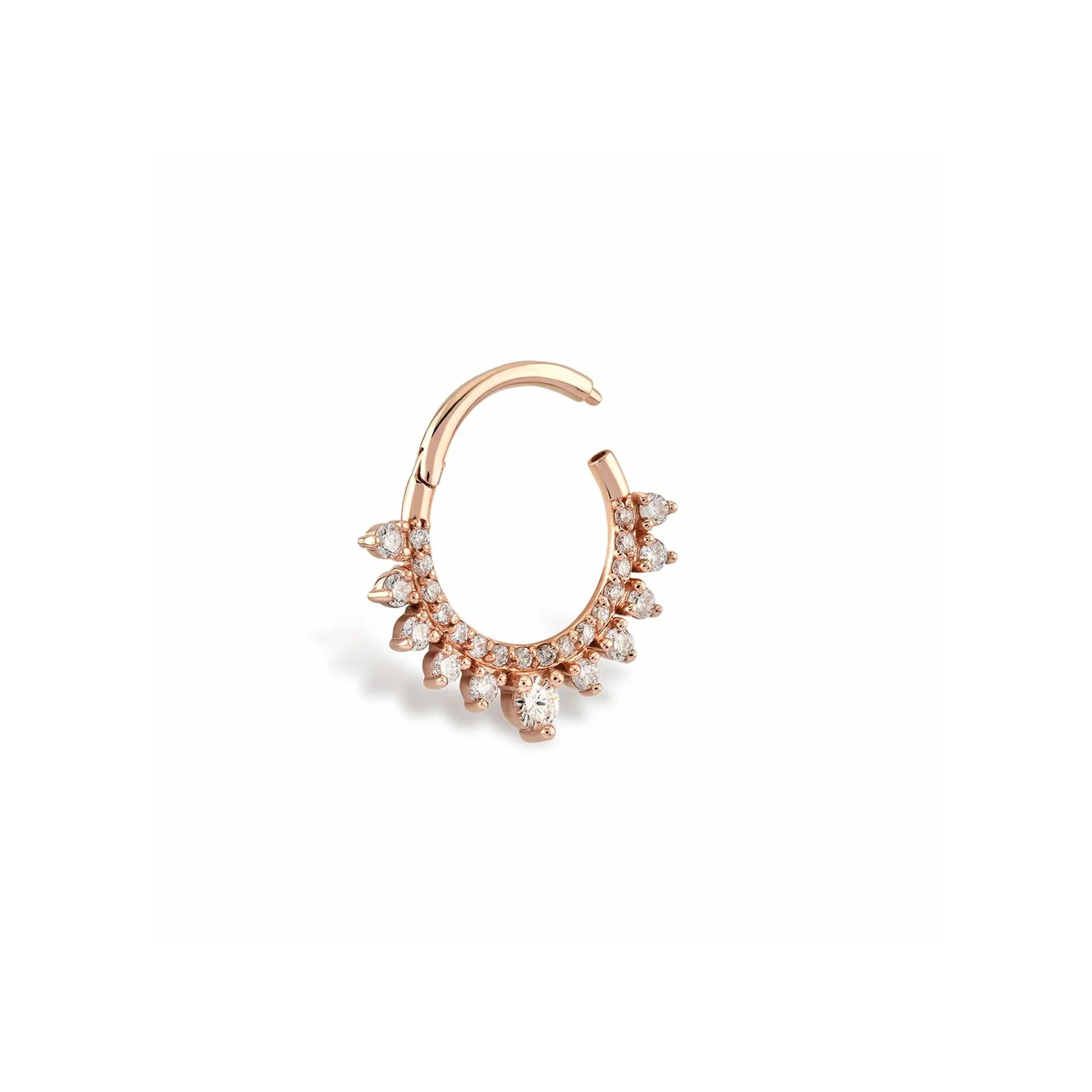 Vega Halka Sıra Pırlanta Septum Piercing