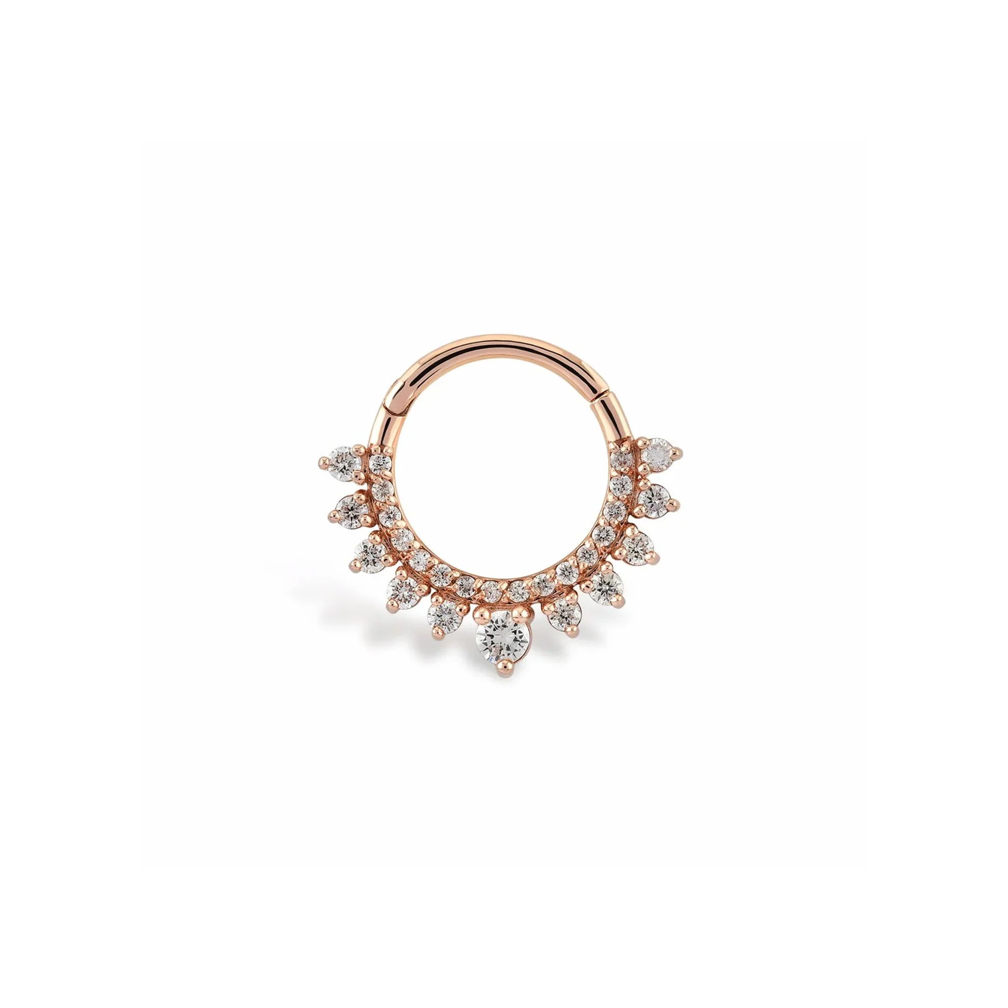 Vega Halka Sıra Pırlanta Septum Piercing