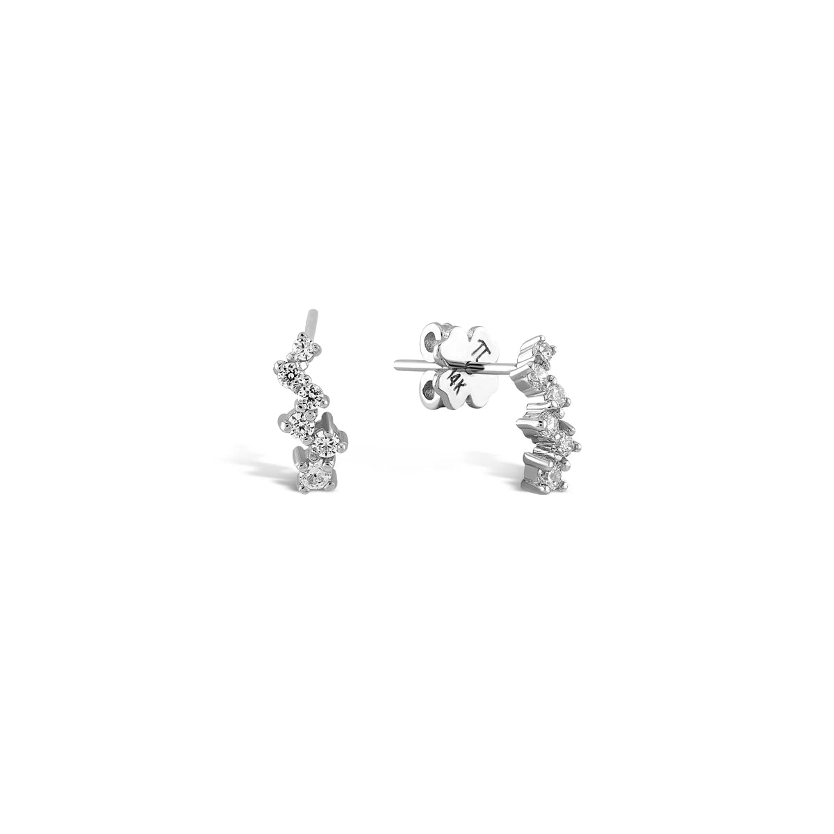 Queen 0.16 ct Pırlanta Küpe