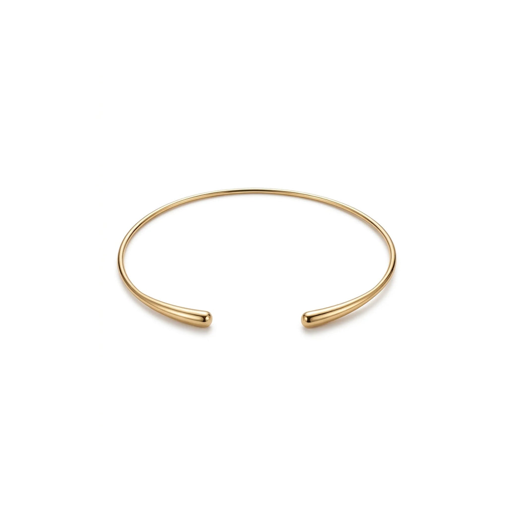 Sade Altın Cuff Bilezik