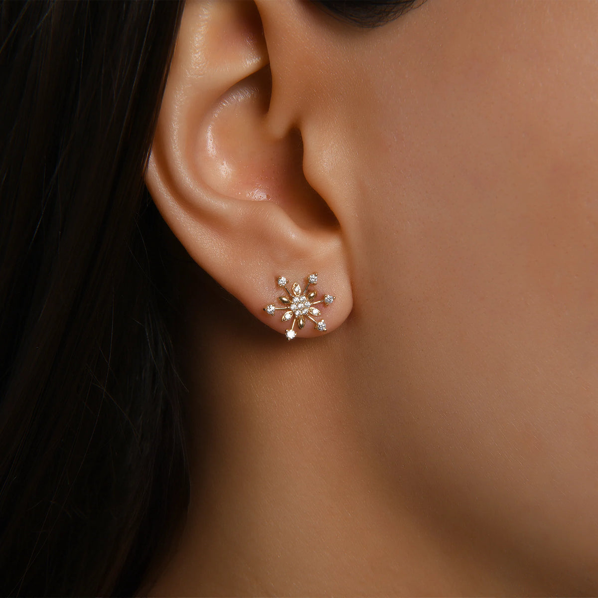 Lily 0.36 ct Pırlanta Küpe