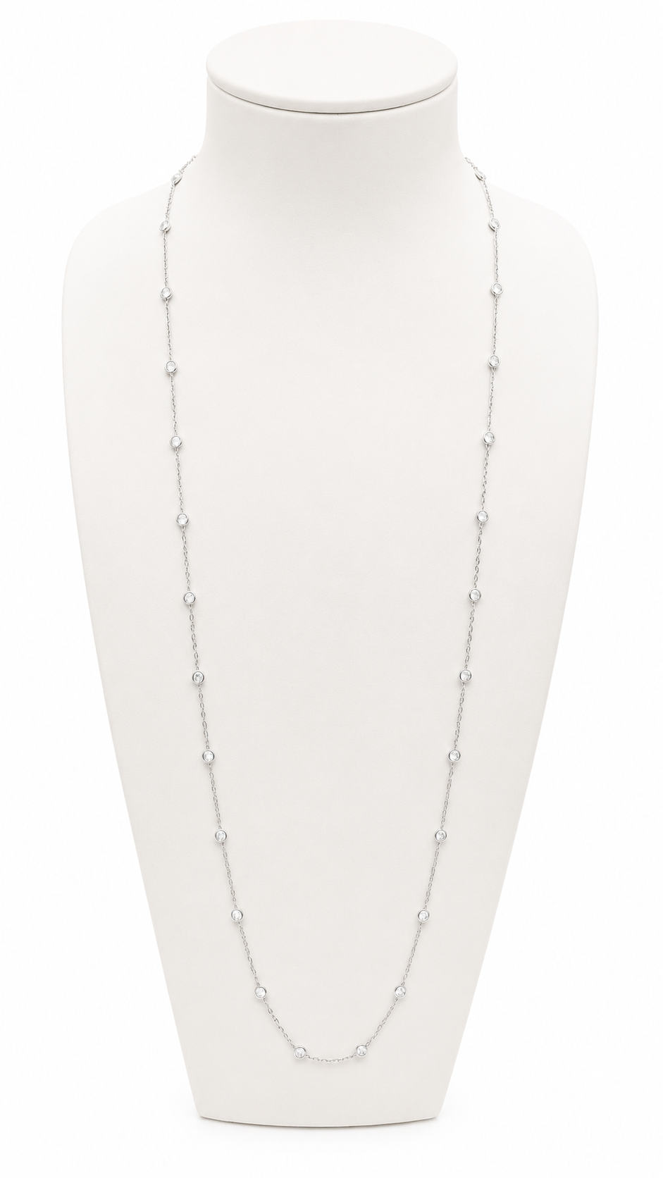 Swarovski Taşlı Gümüş Kolye