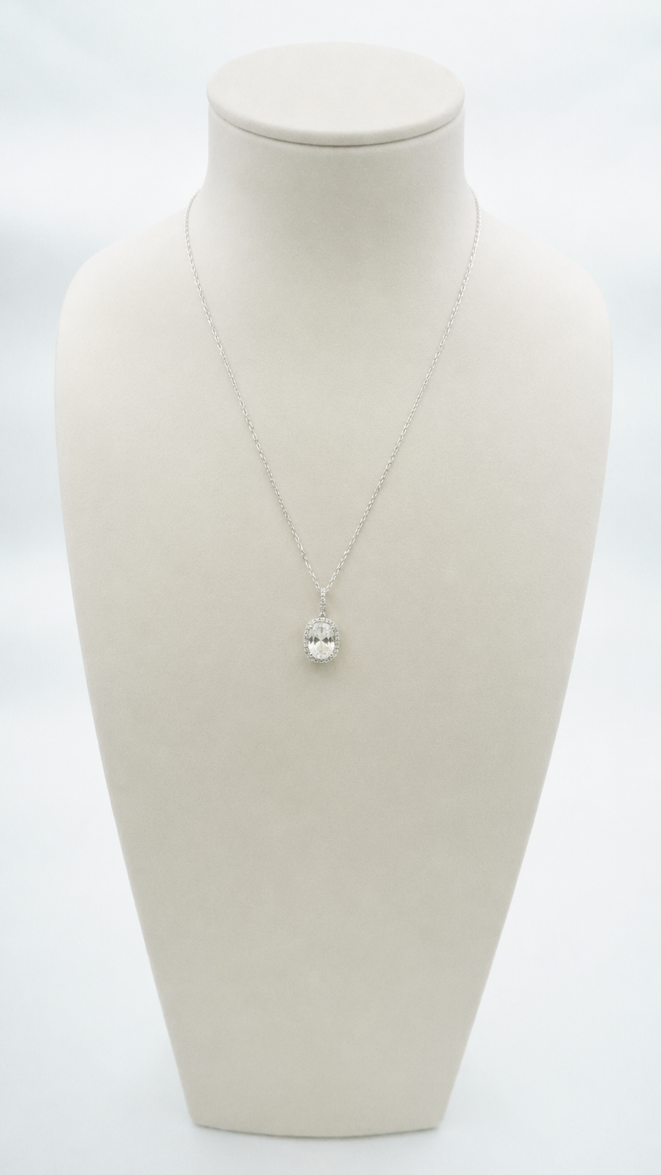 Swarovski Taşlı Gümüş Kolye