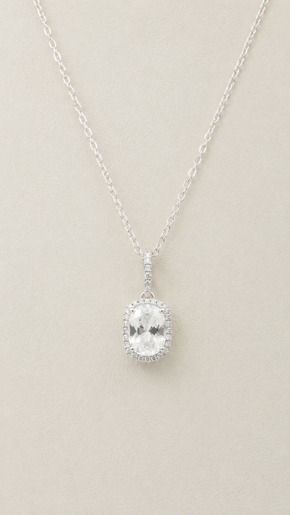 Swarovski Taşlı Gümüş Kolye
