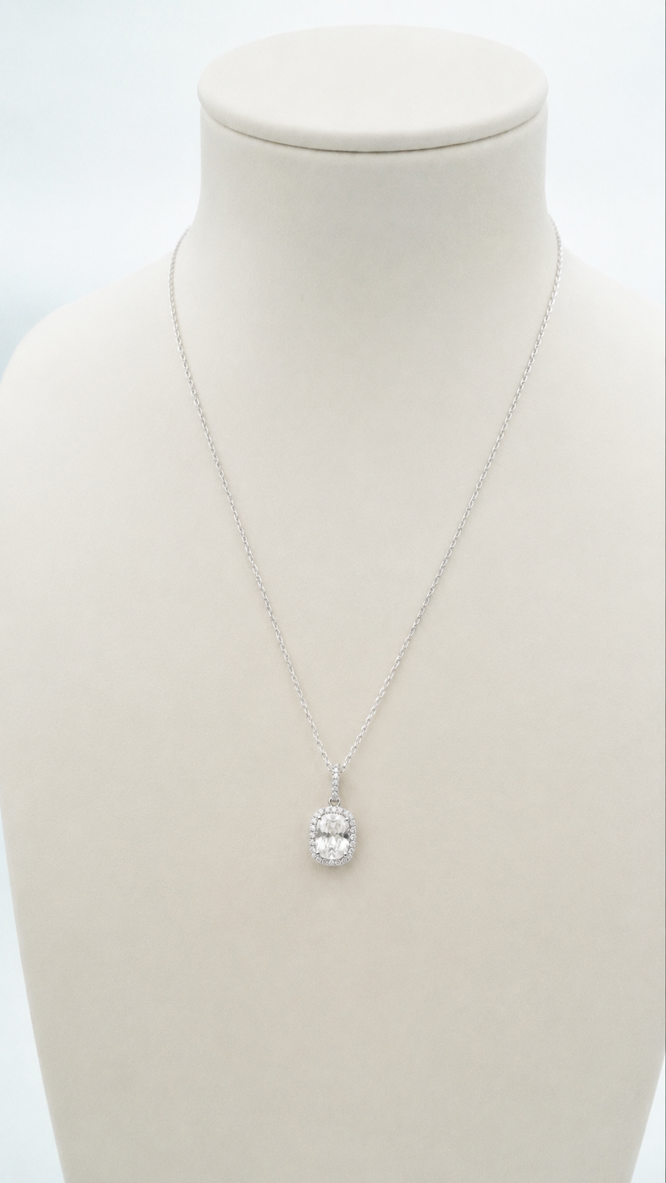 Swarovski Taşlı Gümüş Kolye