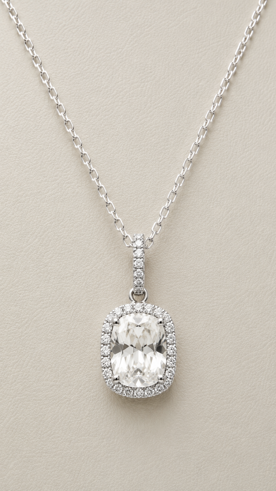 Swarovski Taşlı Gümüş Kolye